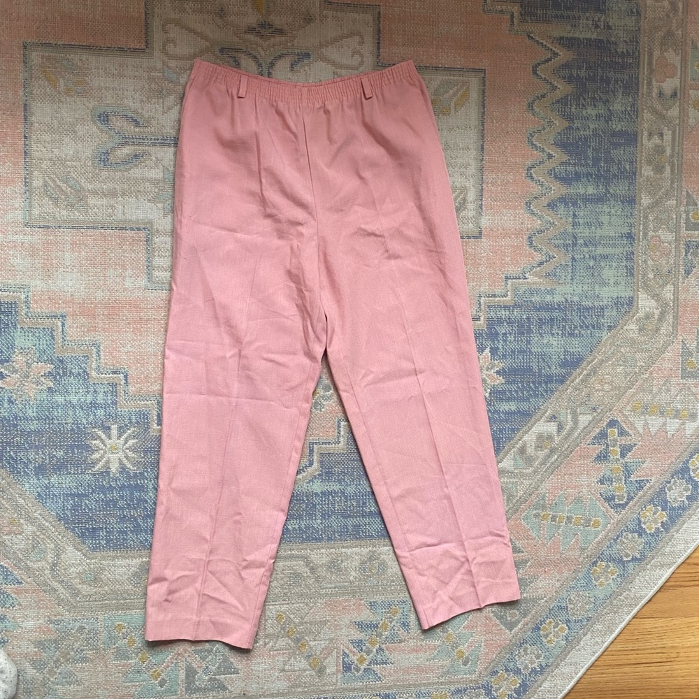 Pink Alfred Dunner Trousers petite 8 (fits small)